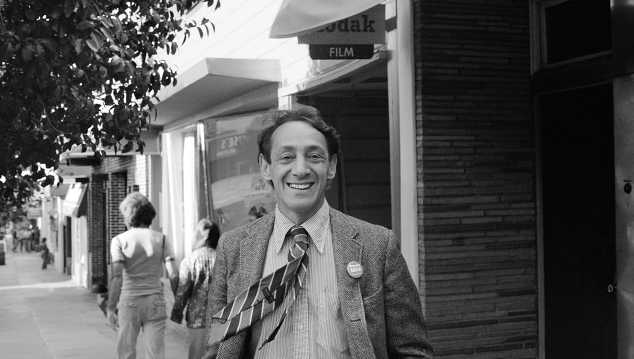 Still image of Harvey Milk featured in "The Times of Harvey Milk." A 40th anniversary screening of the 1984 documentary is part of a series of events commemorating what would have been Milk's 95th birthday.